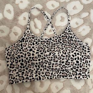 SHEIN Cheetah Print Sports Bra